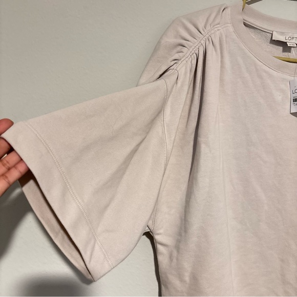 LOFT White Oversized Boxy Blouse - Picture 7 of 16